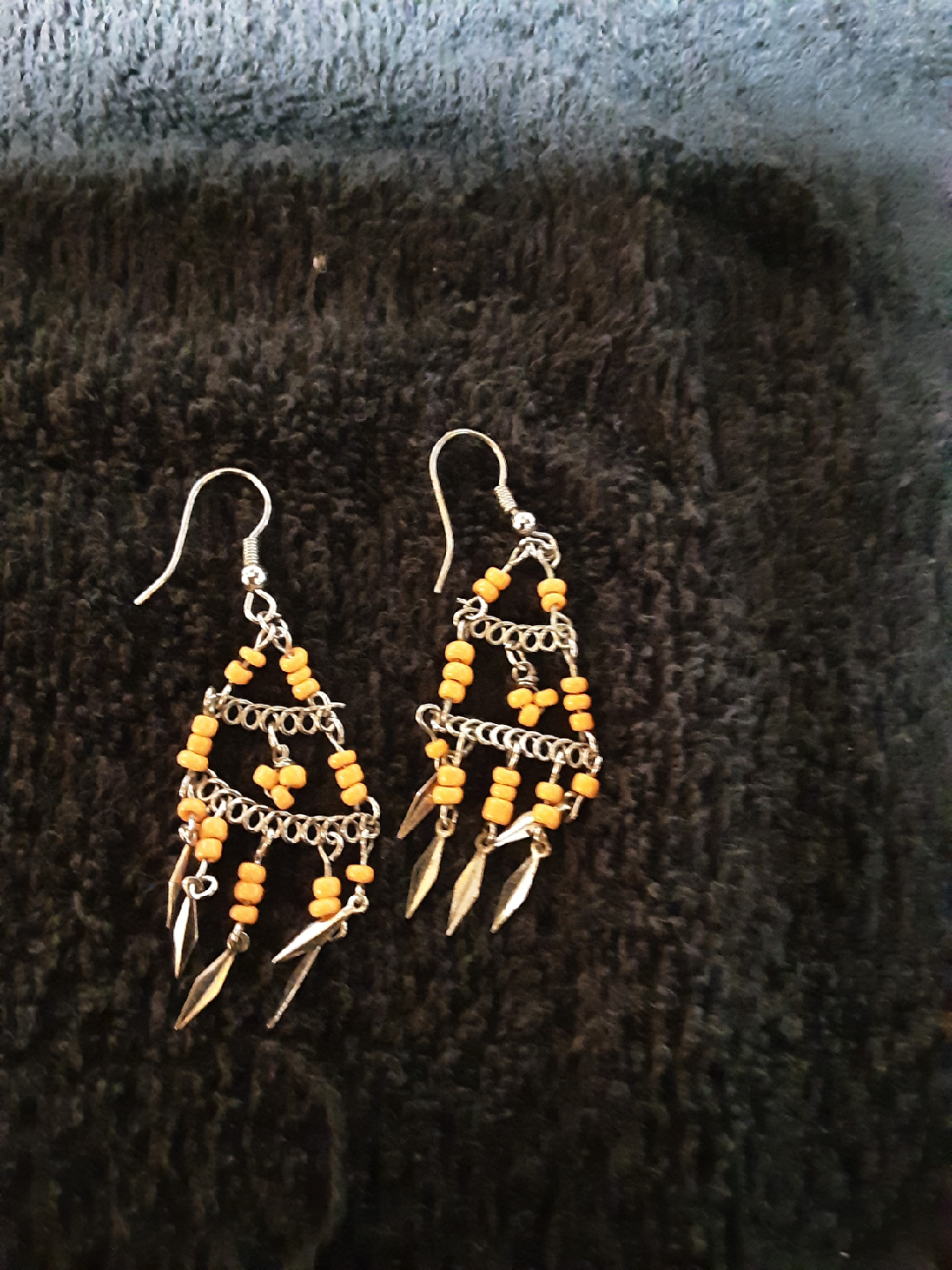 Beaded Dangle Earrings - photo 2
