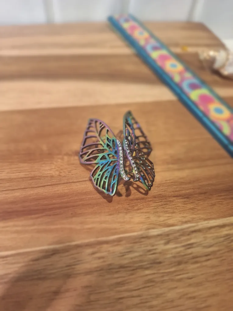 Butterfly Iridescent Earrings image indicator(5)