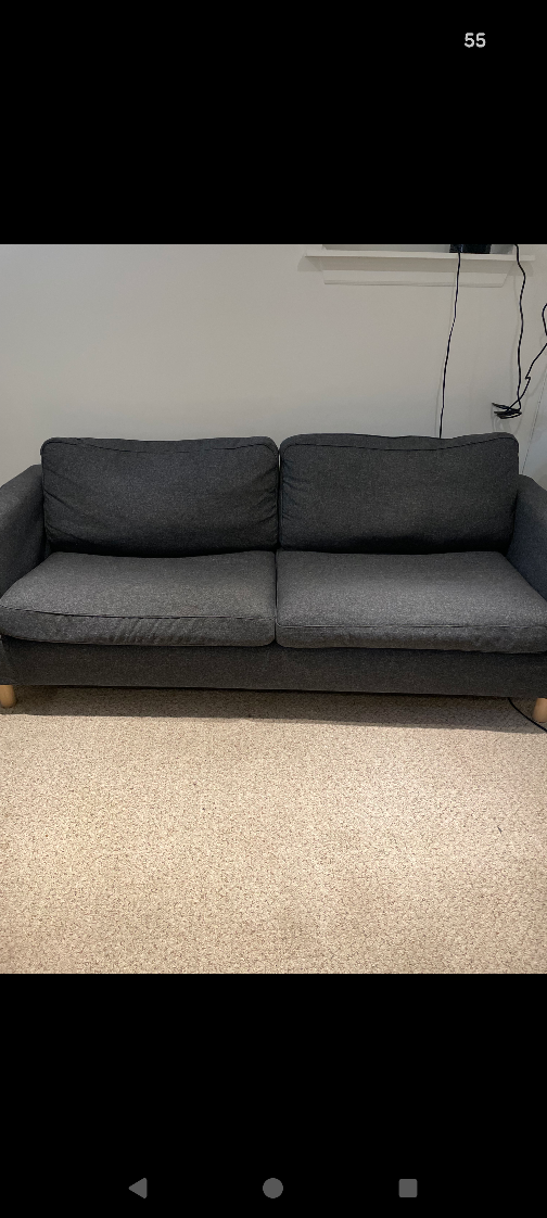 IKEA PÄRUP Sofa, Gunnared Dark Gray