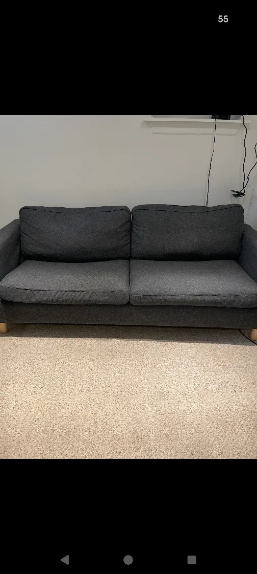 IKEA PÄRUP Sofa, Gunnared Dark Gray thumbnail