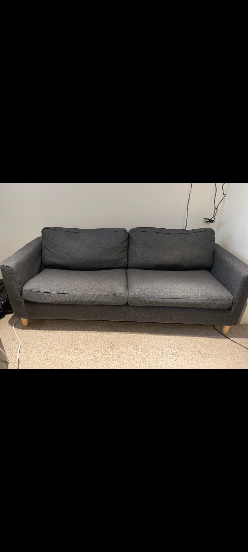 IKEA PÄRUP Sofa, Gunnared Dark Gray - photo 3