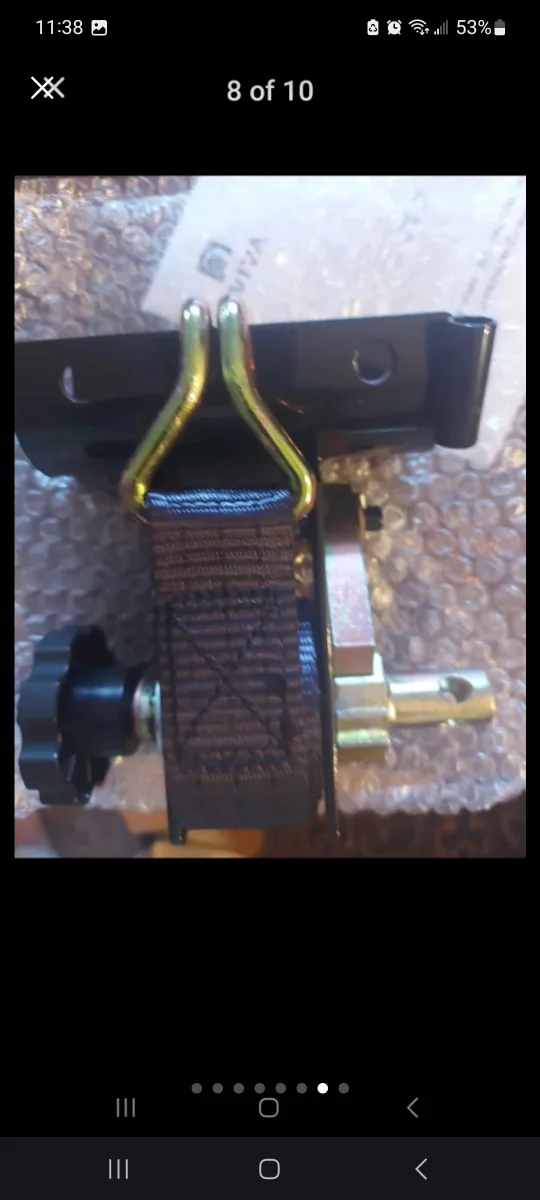 GLEDEWEN Ladder Rack Ratchet Straps - Black (4 Pcs) image indicator(7)