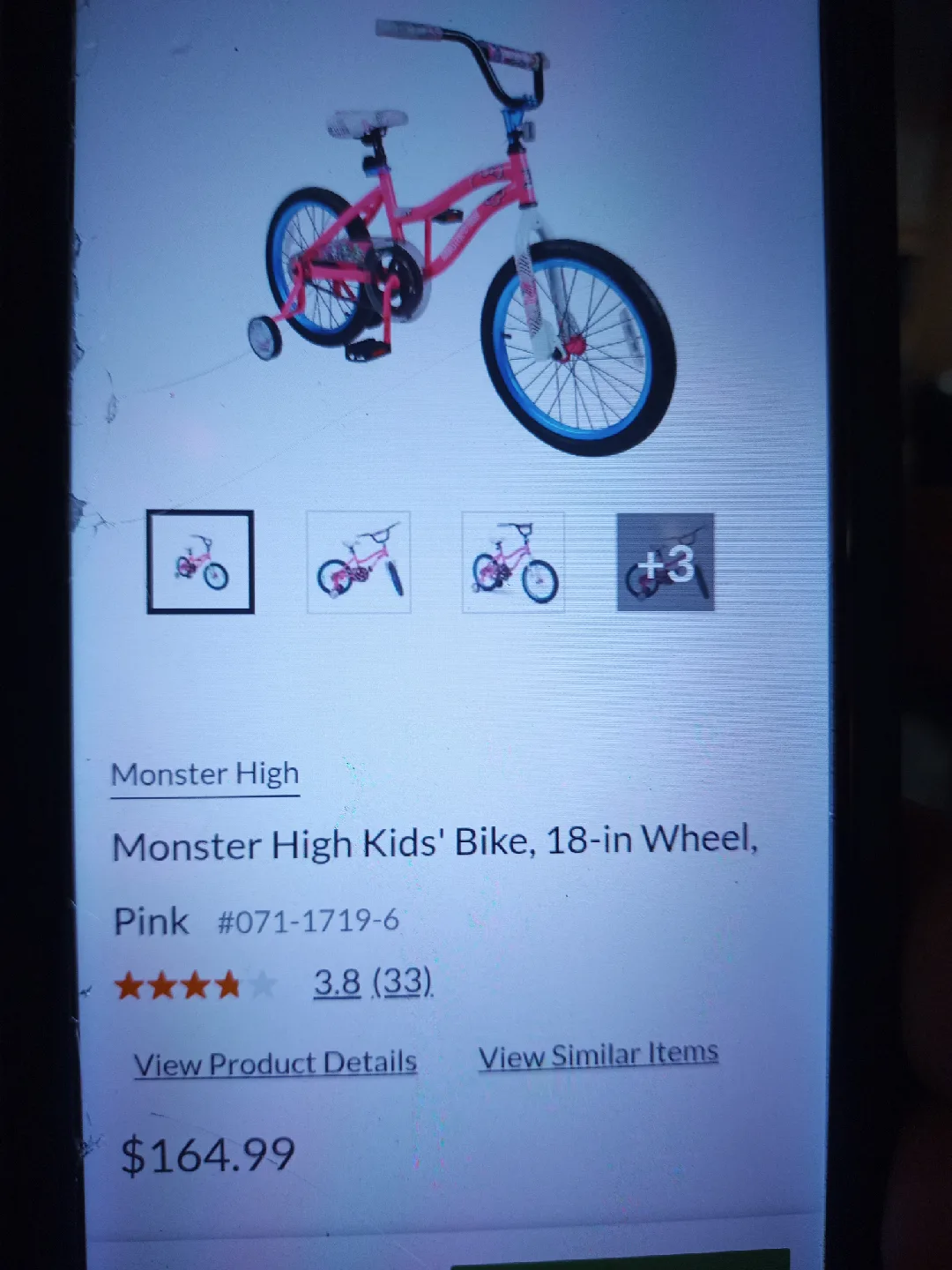 Monster High 3D Dynacraft 18" Bike - Great deal !!!!! image indicator(8)