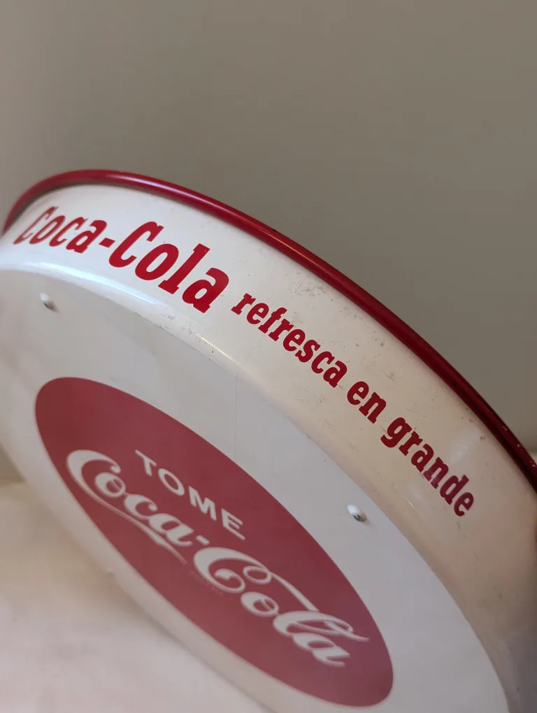 Coca Cola Mexican 1968 Serving Tray Tacos & Coke image indicator(4)