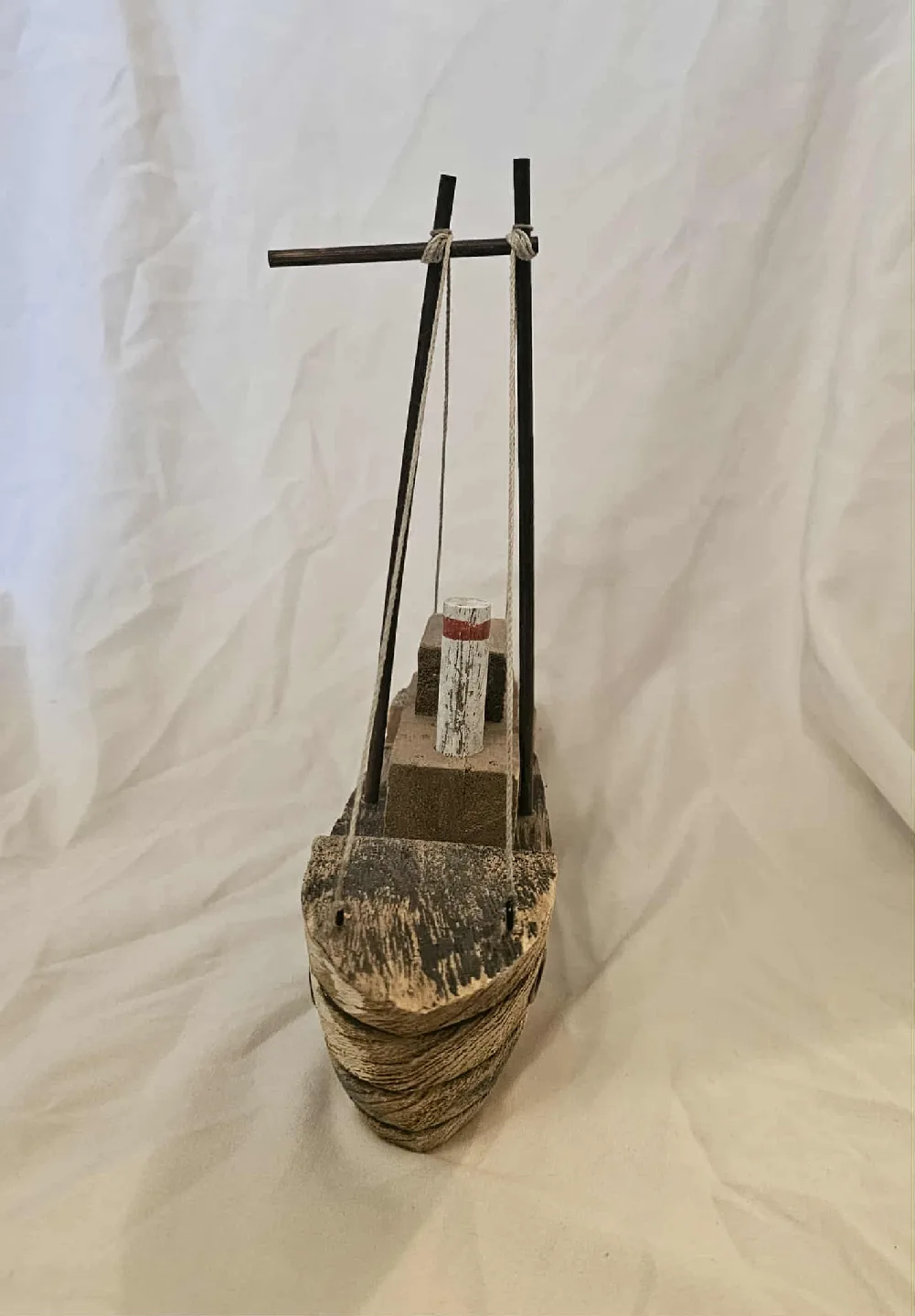 Multi-Coloured Small Wooden Ship image indicator(2)