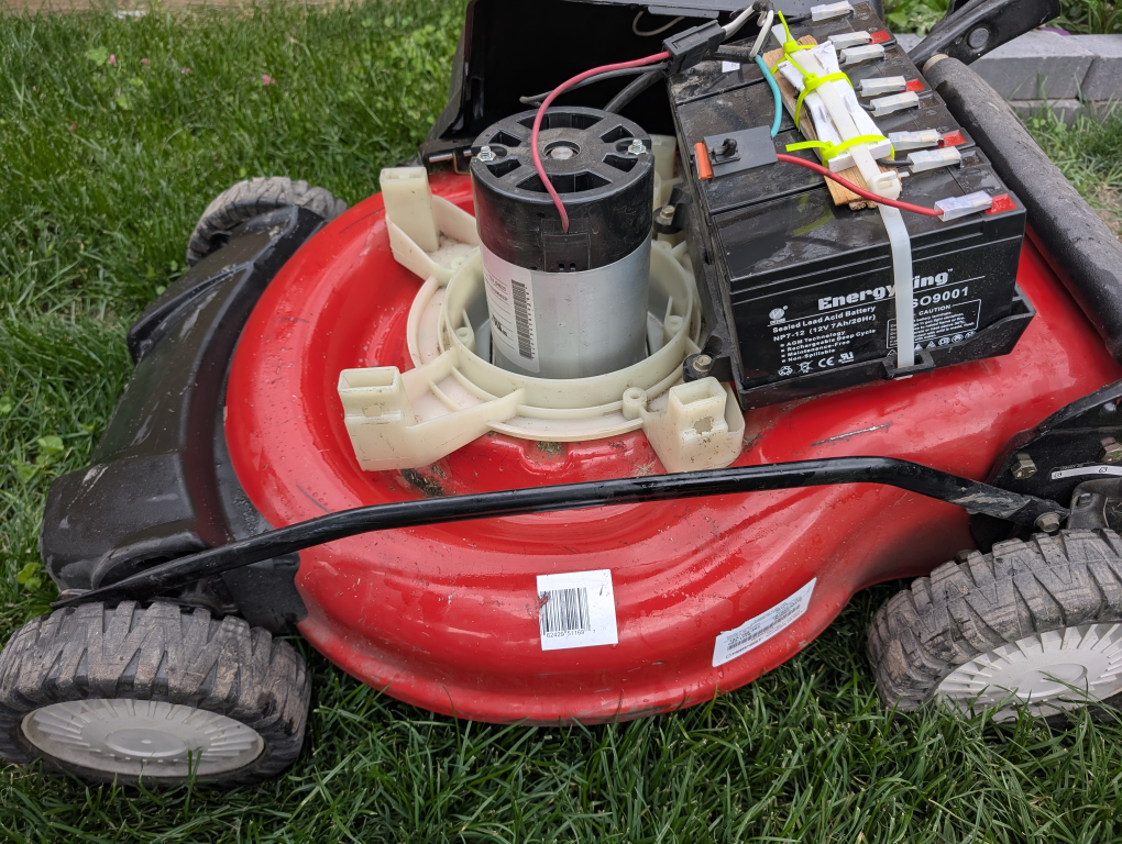 48 volt 21 inch cordless mulching mower+12Vbattery charger - photo 3