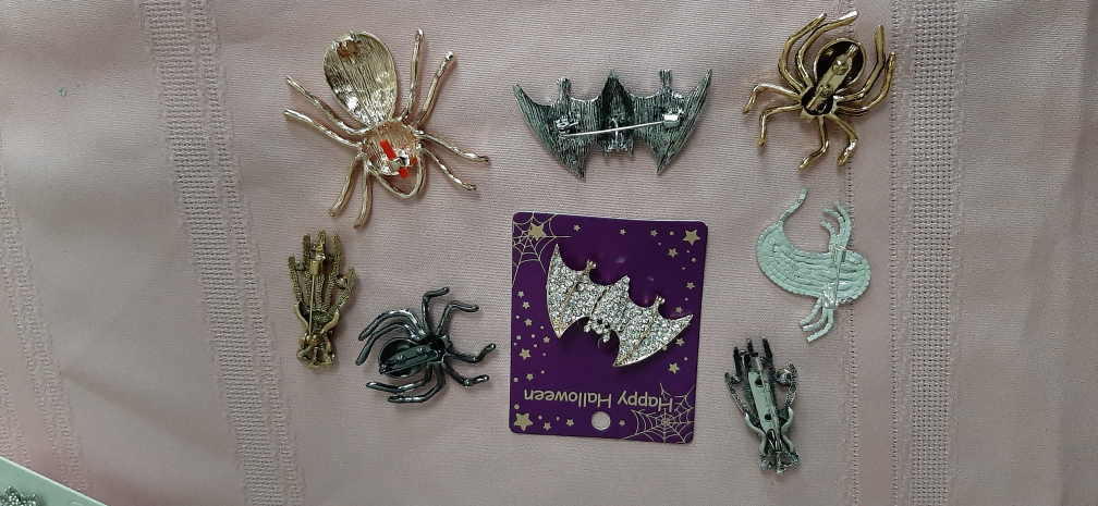 Halloween Themed Rhinestone Pins$10 each - photo 2