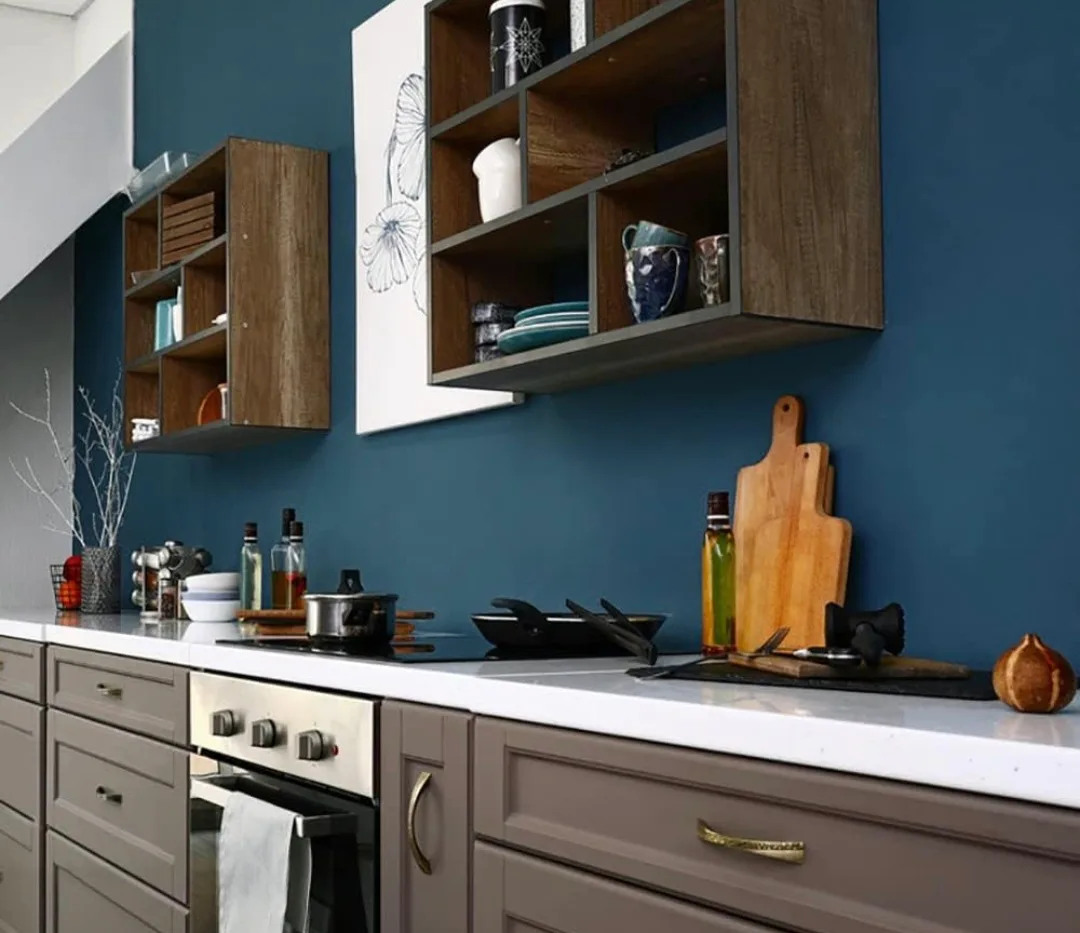 Peel and Stick Vinyl Wallpaper - Dark Blue 197"x17.7" image indicator(4)