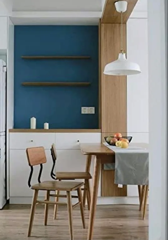 Peel and Stick Vinyl Wallpaper - Dark Blue 197"x17.7" image indicator(5)