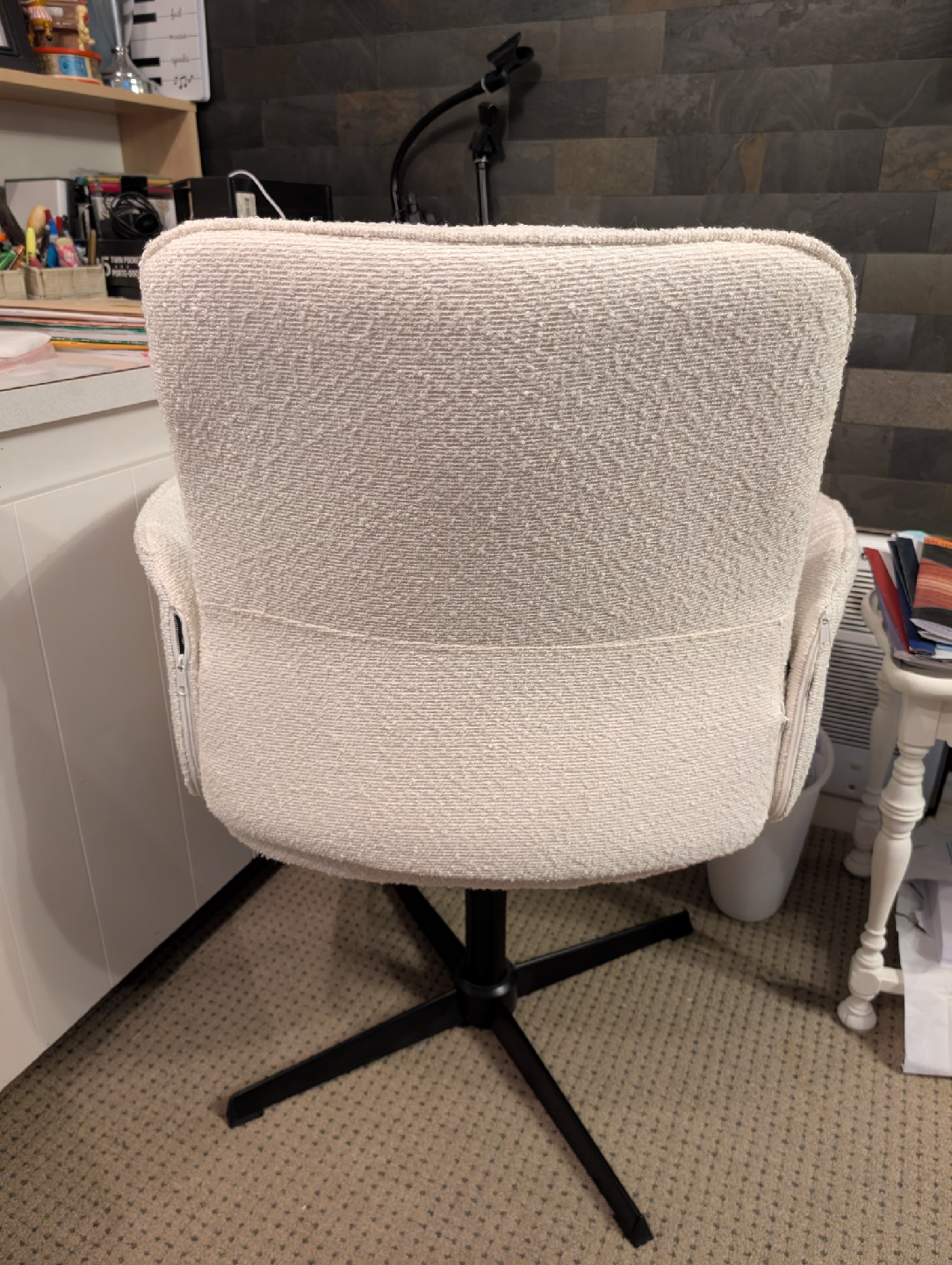 Swivel Office Chair - White - photo 3