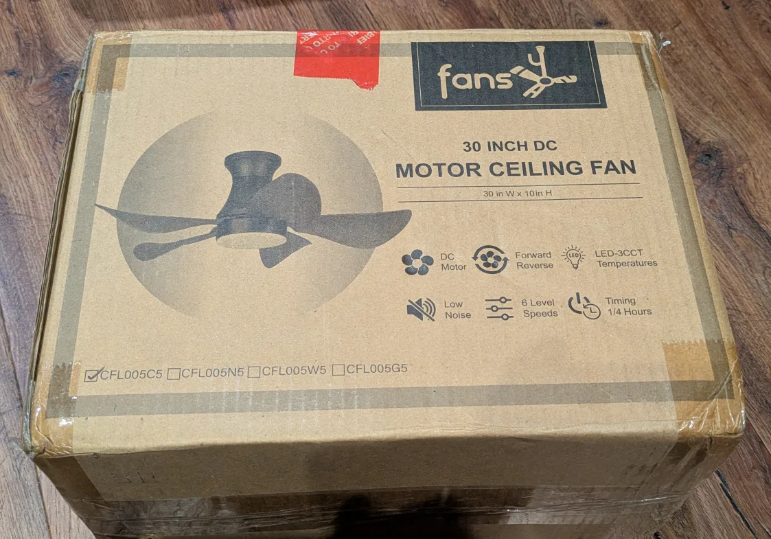 New 30 inch ceiling fan thumbnail