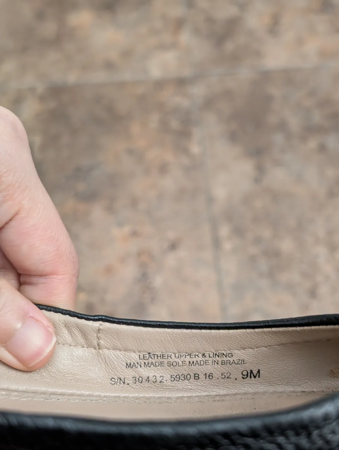 Tory Burch Black Leather Ballet Flats - Size 9M image indicator(3)