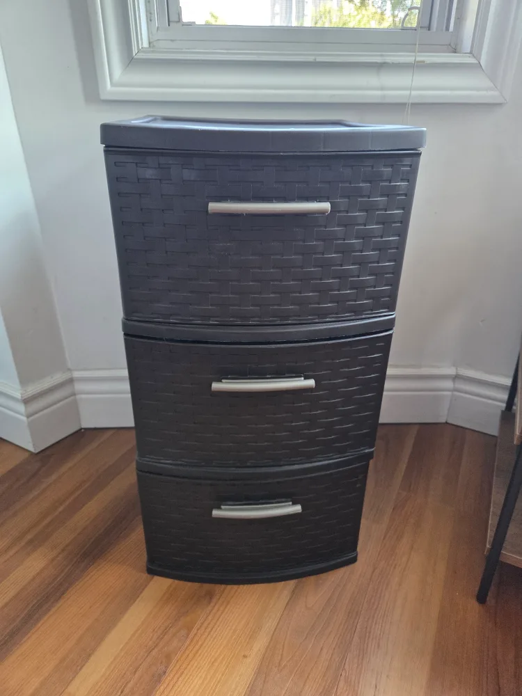 Sterilite 3-Drawer Weave Tower - Brown image indicator(4)