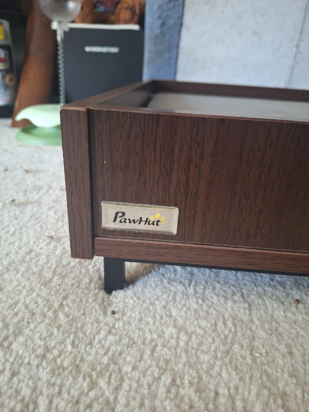 NEW Large PawHut Dog Bed with Grey Cushion 🐾 image indicator(4)