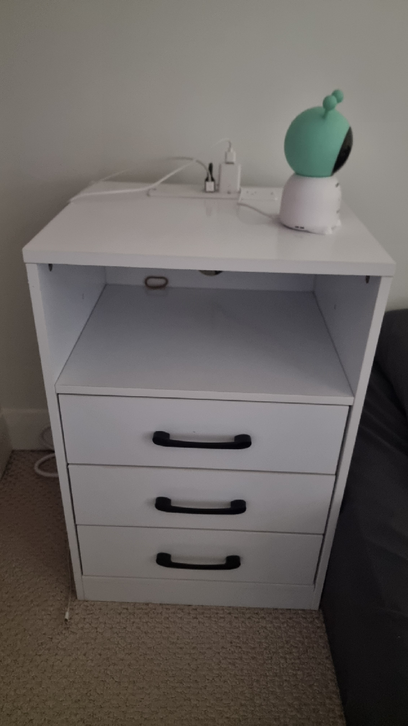 Nightstand with Charging Station and night light - photo 4