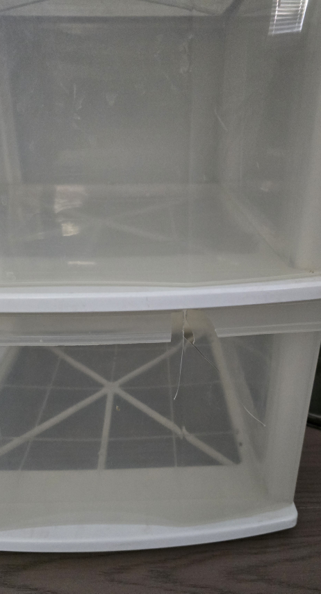 White 3-Drawer Plastic Storage Unit - photo 2