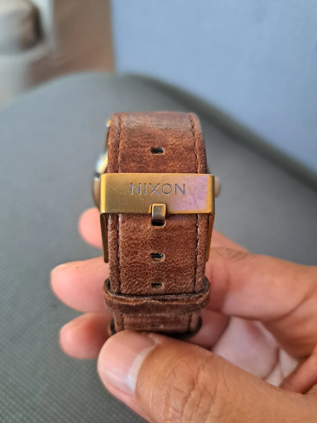 Nixon The Sentry Brown Leather Watch image indicator(3)