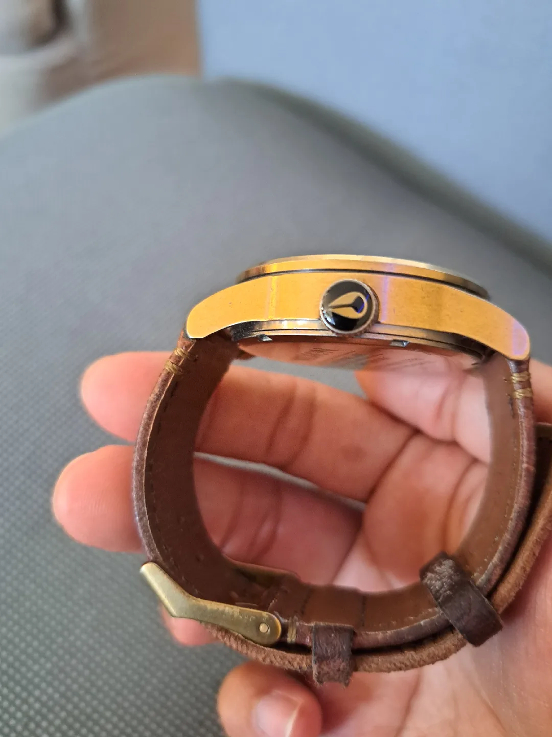 Nixon The Sentry Brown Leather Watch image indicator(4)