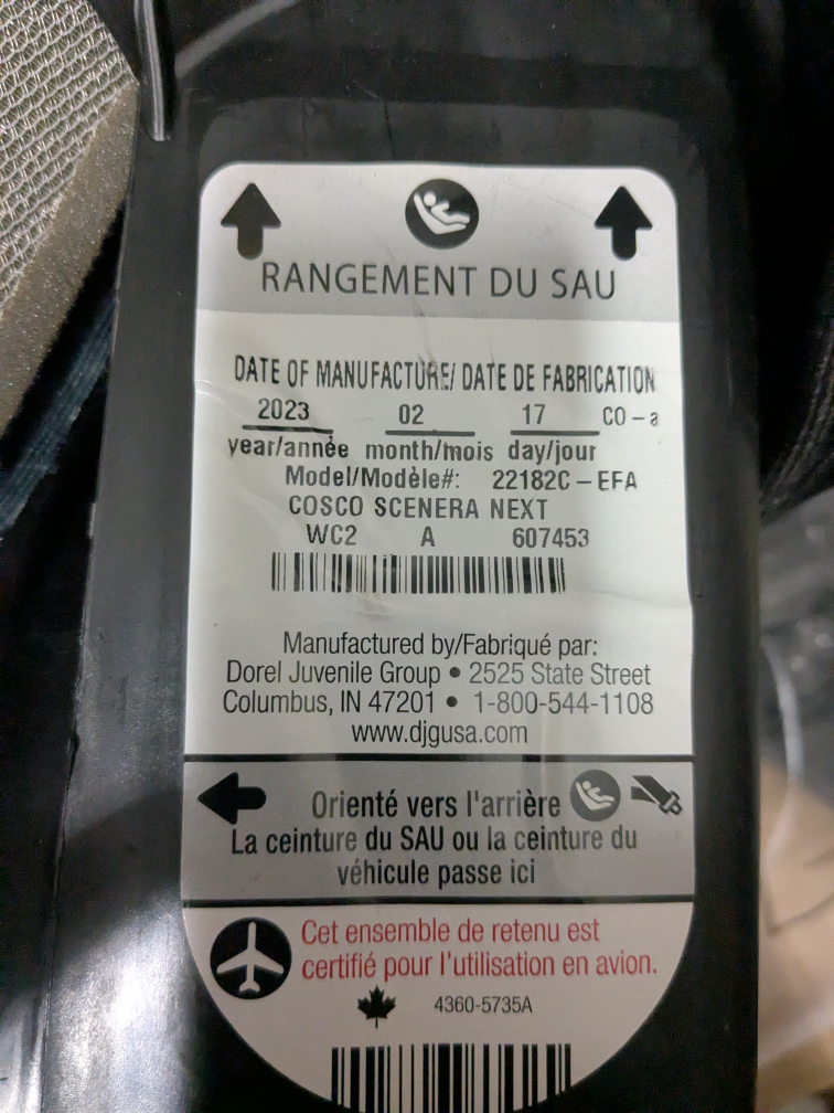 Cosco Scenera NEXT Car Seat - photo 5