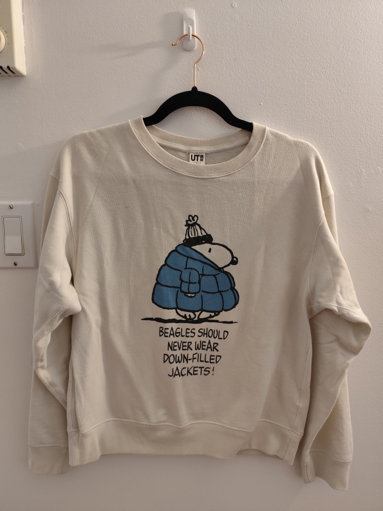 snoopy sweatshirt for sale!