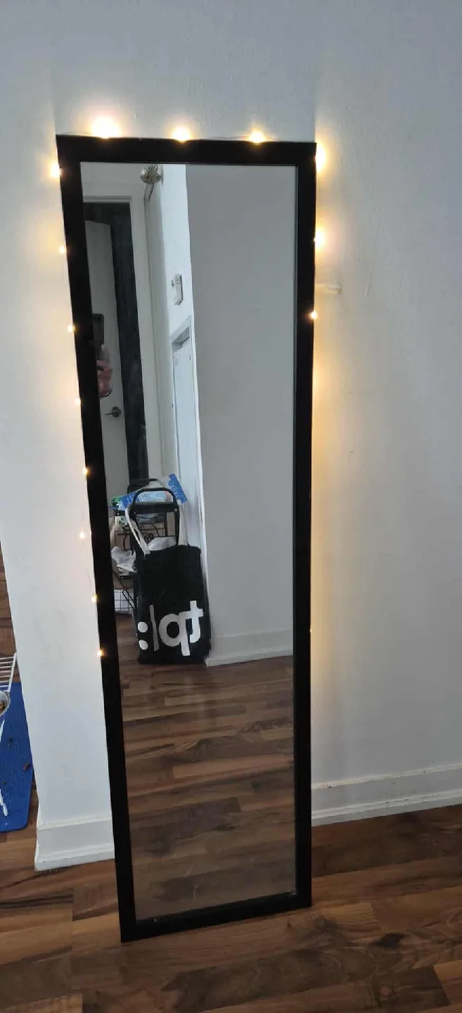 Full Length Black Framed Mirror image indicator(2)