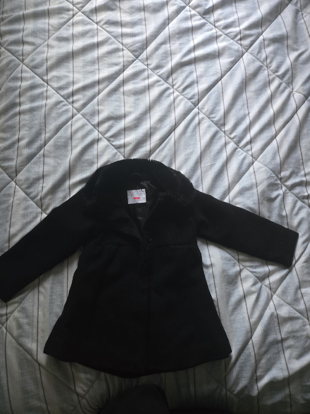 The Children's Place Black Coat 4T