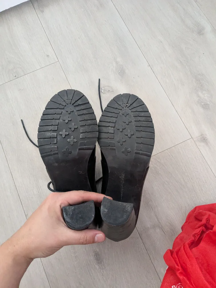 Black Ankle Boots, Size 8 image indicator(3)