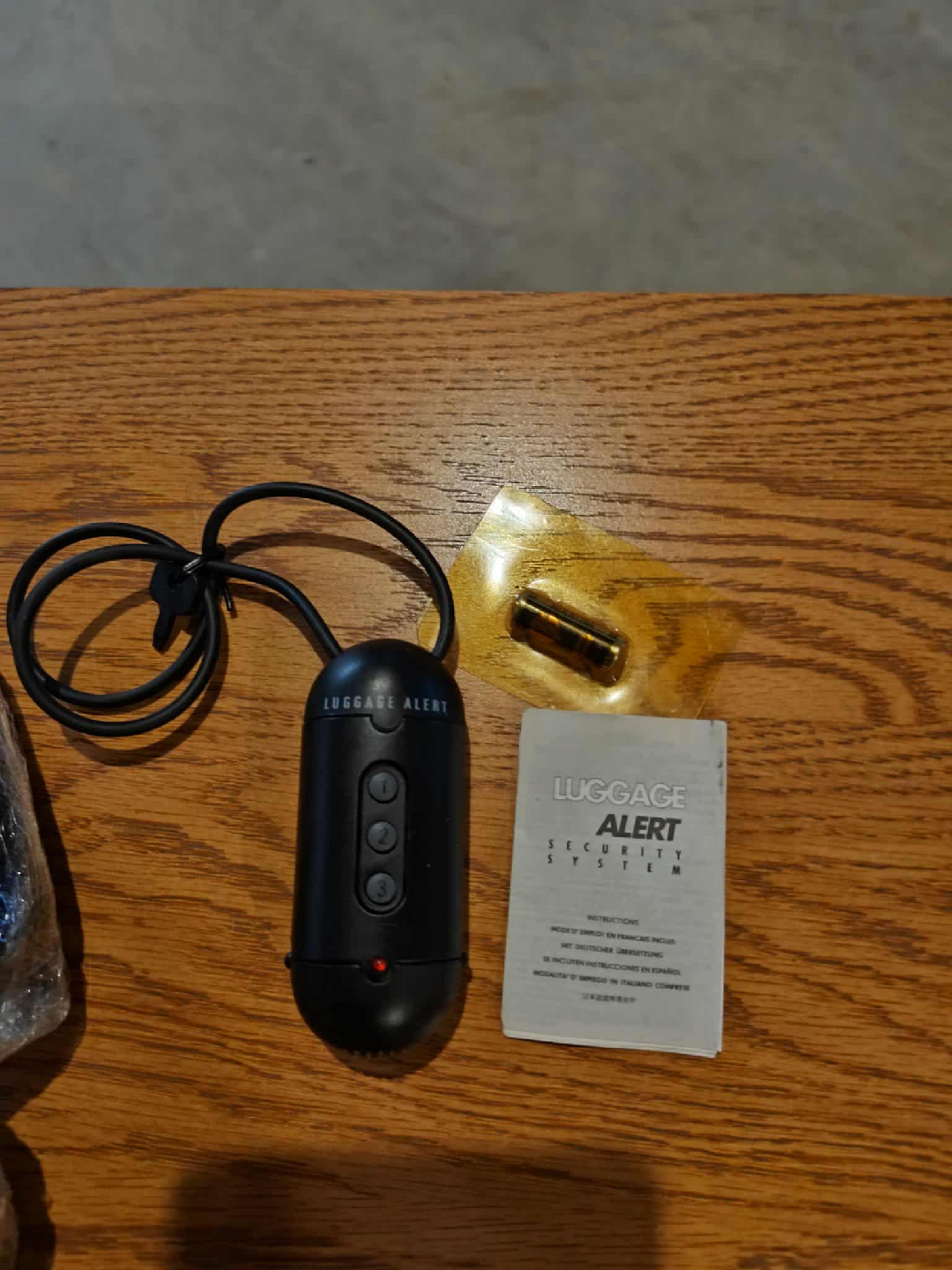 Luggage Alert Security System