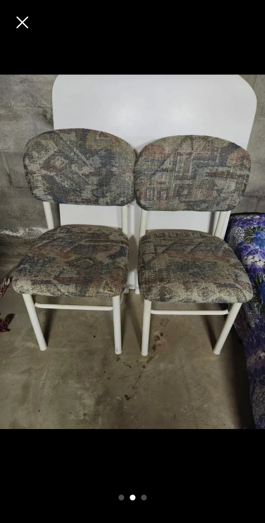 Set of 4 Vintage Dining Chairs thumbnail
