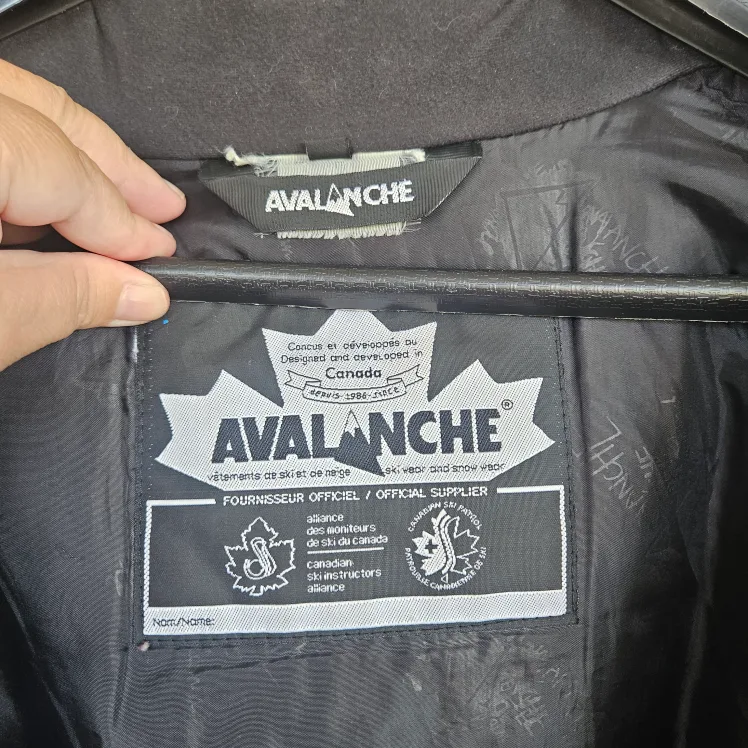 Avalanche winter coat Men's Size M Mid Length Parka Black image indicator(5)