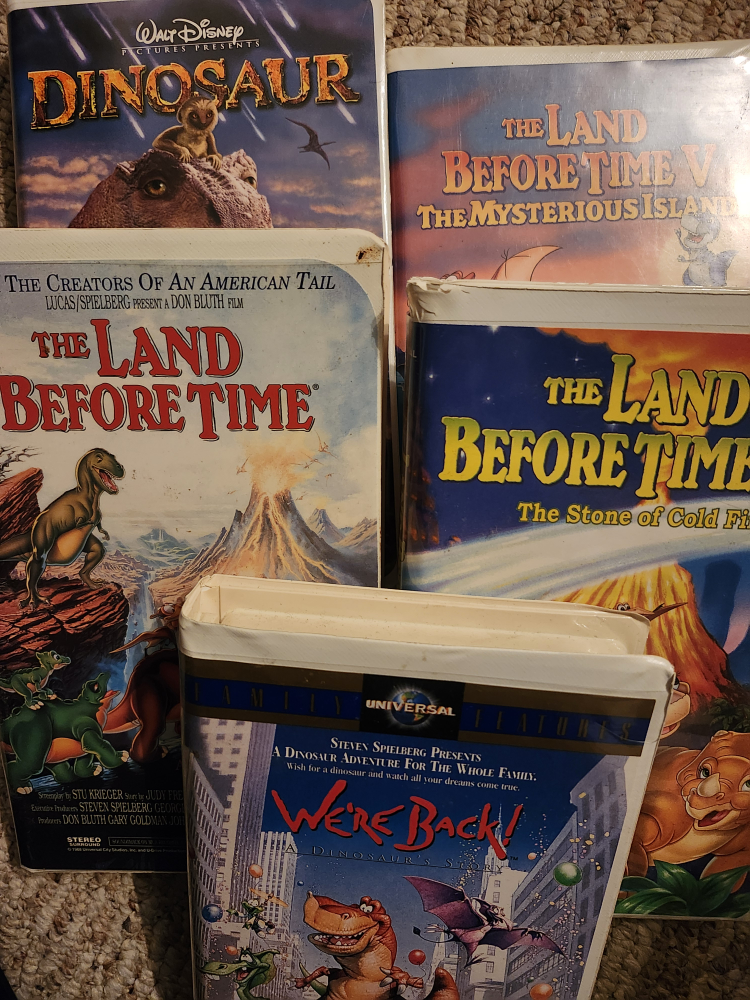 Dinosaur VHS Lot - Land Before Time, We're Back! - photo 2