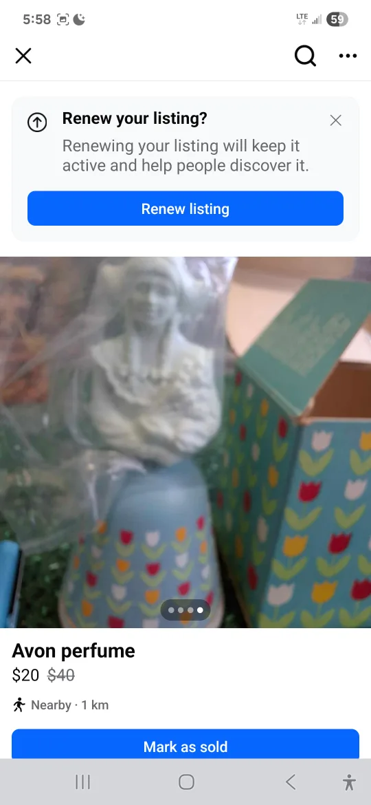 Avon Dutch Maid Sweet Honesty Cologne image indicator(3)