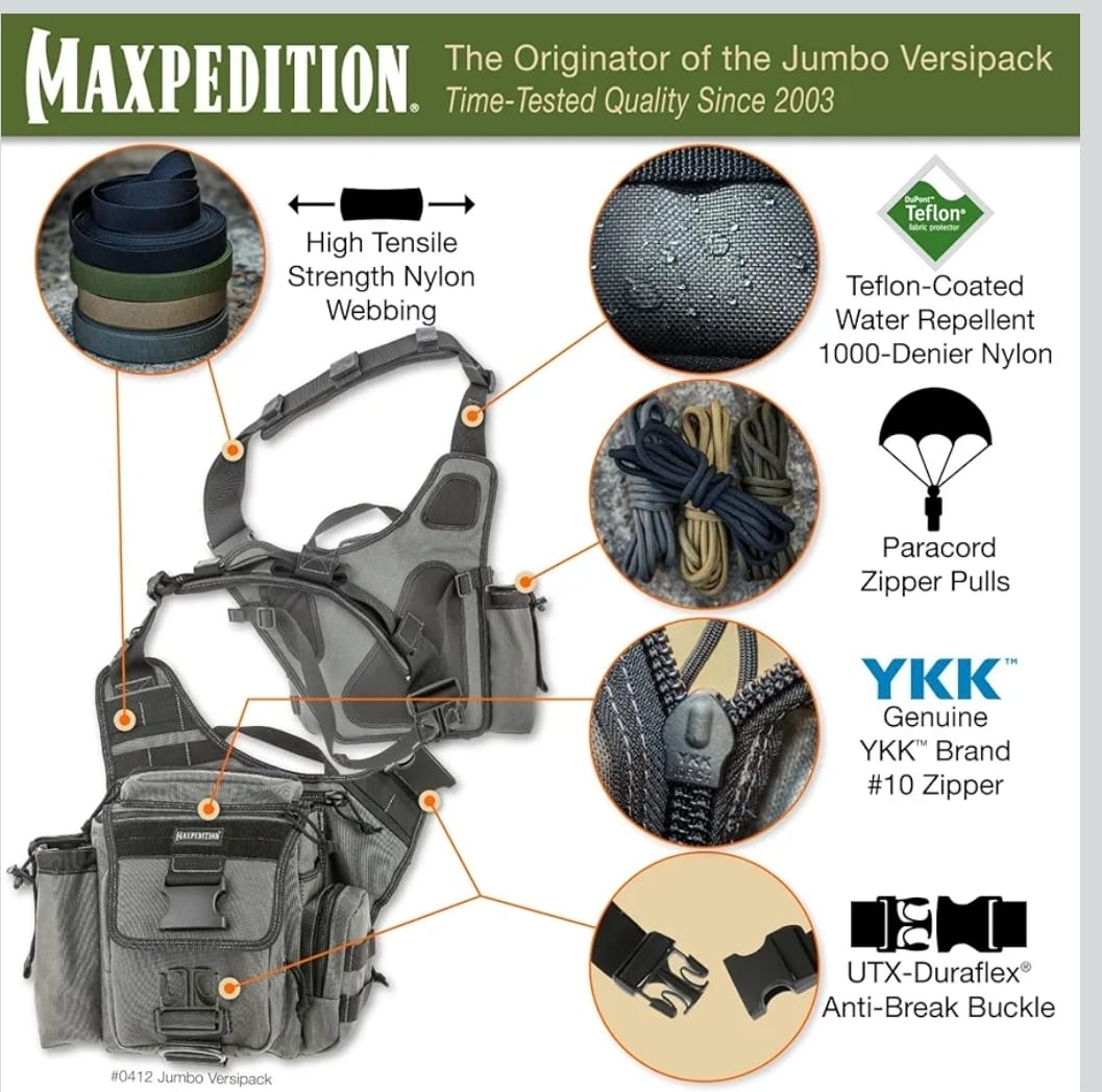 Maxpedition Jumbo Versipack Shoulder Bag - photo 4