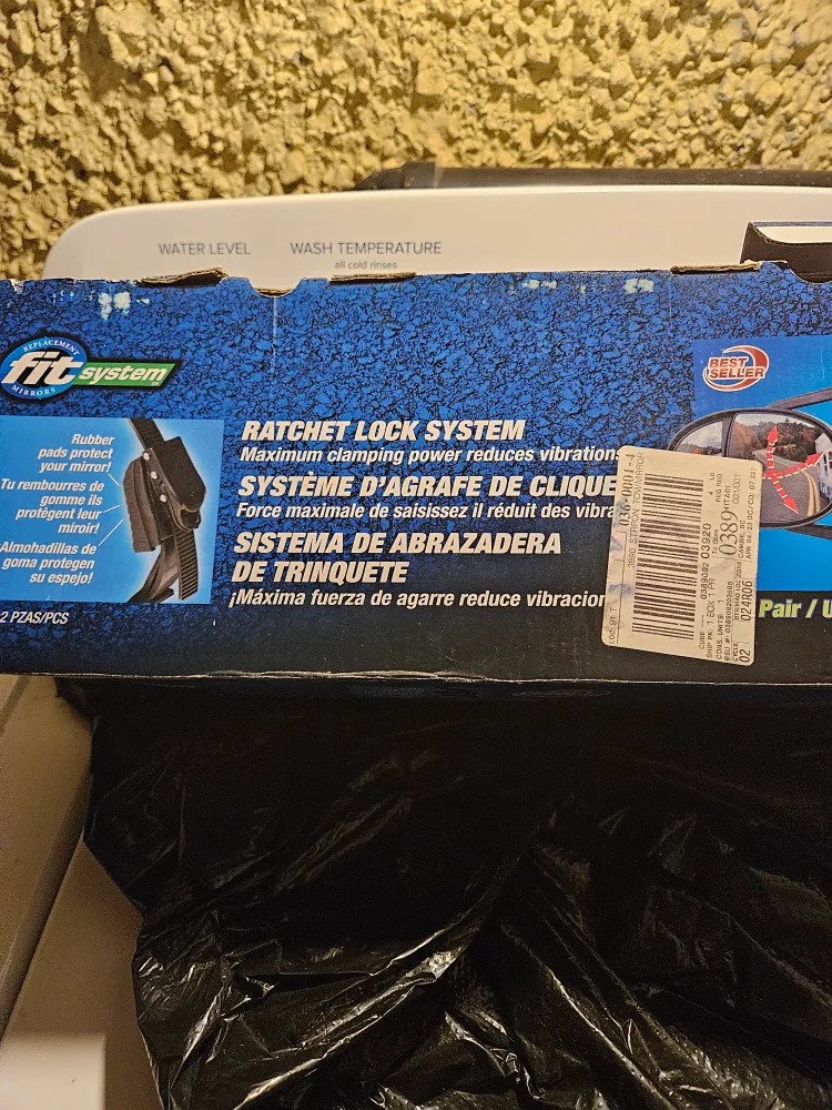 Fit System Dual View Clip-On Towing Mirror - New in Box! image indicator(4)