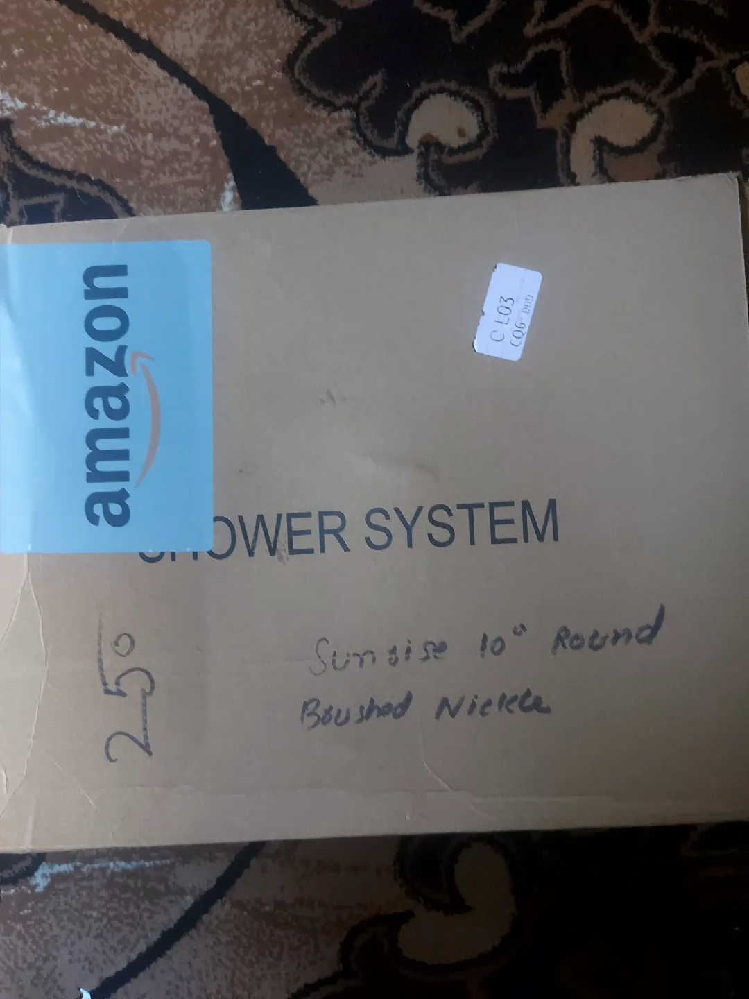 SR SUN RISE 10 Inch Shower Head - Brushed Nickel image indicator(10)