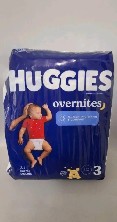 Huggies Overnites Diapers - Size 3 thumbnail