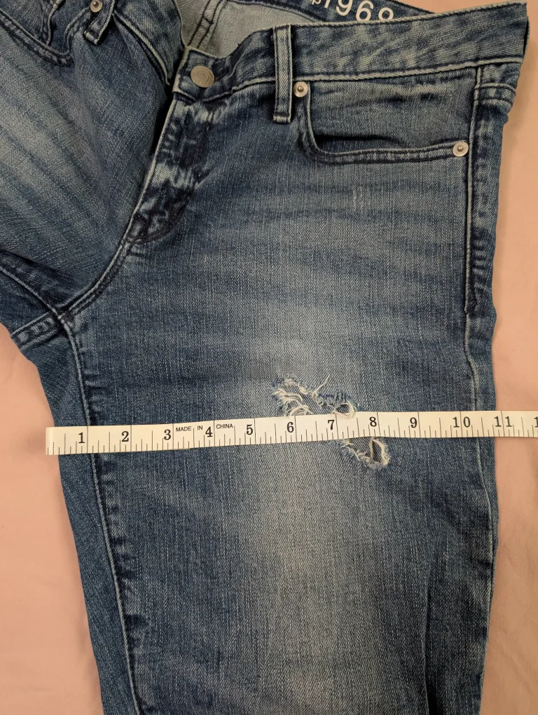 Gap 1969 Always Skinny Jeans Size 30 image indicator(6)