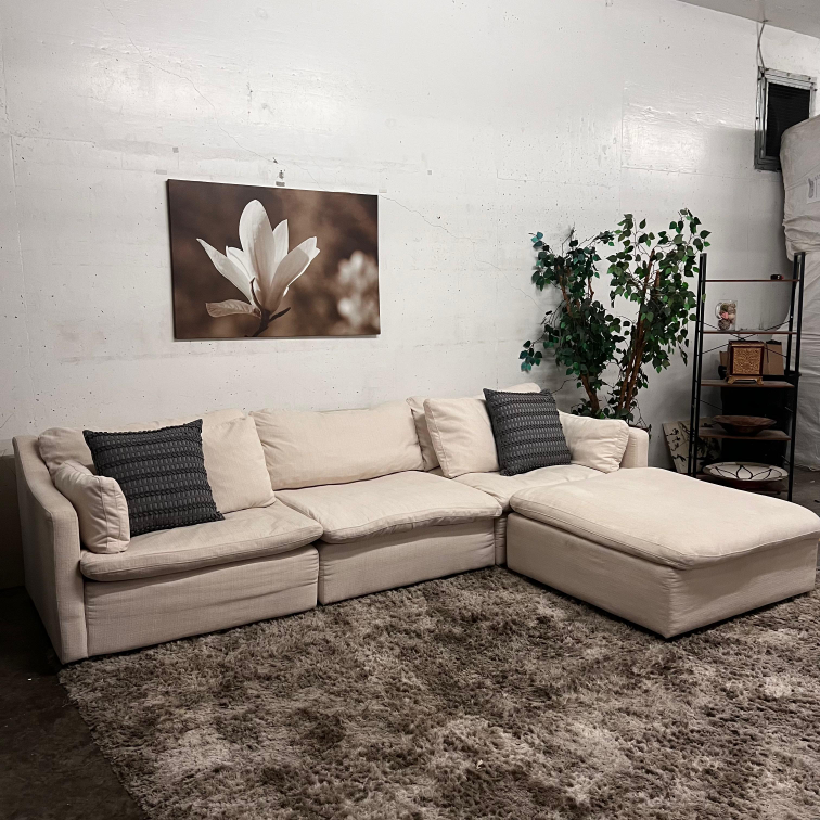 Cloud couch from Jag's furniture. 4 piece modular sofa couch.