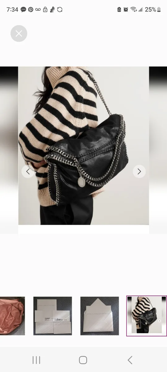 Stella McCartney Black Falabella Bag image indicator(10)