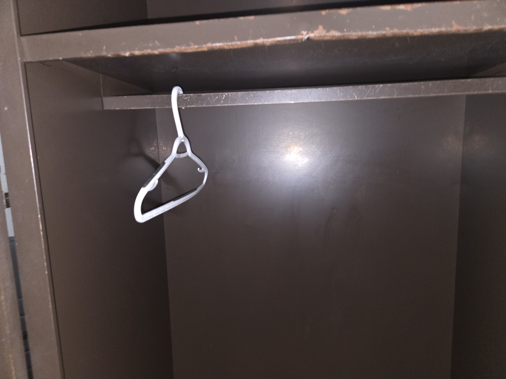 Metal Wardrobe Cabinet with Mirror - photo 4