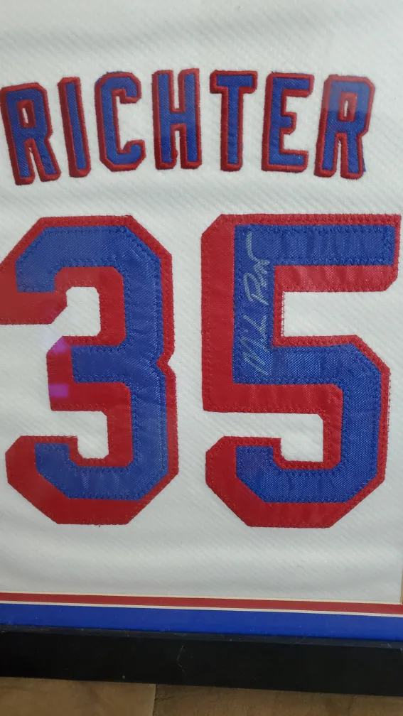 Mike Richter NY Rangers Framed Jersey image indicator(2)