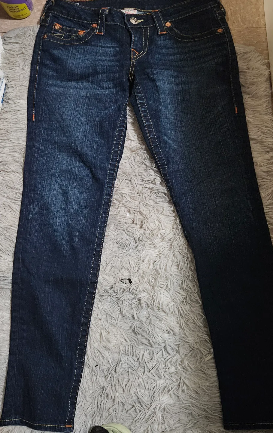 Women's True Religion Dark Wash Jeans 🥕 image indicator(4)