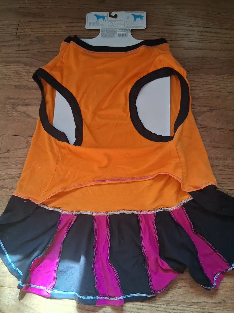 Dog Cheerleader Costume - Pet Tee, Size L image indicator(3)