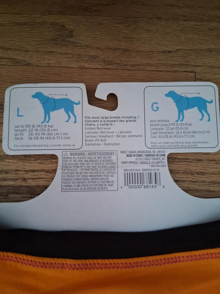 Dog Cheerleader Costume - Pet Tee, Size L image indicator(4)