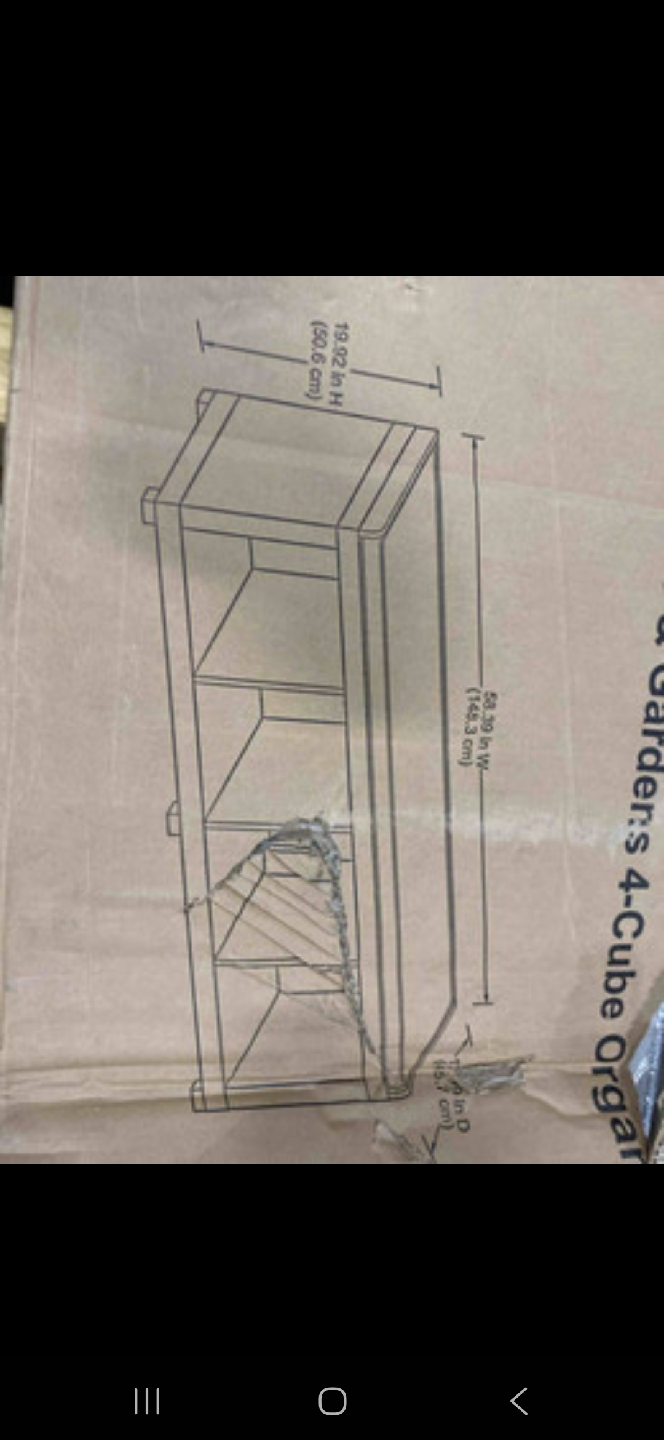 Better Homes & Gardens 4-Cube Organizer Bench - photo 2