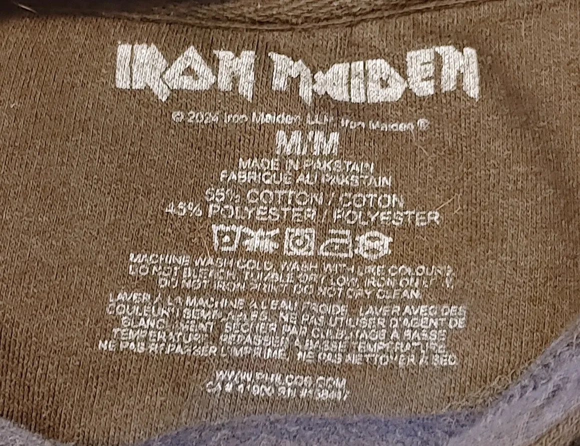 Iron Maiden Black Hoodie - Size M image indicator(3)