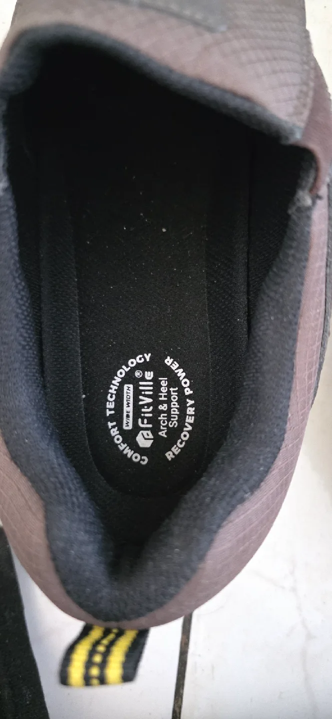 FitVille Men's Slip-On Shoes US 12EW image indicator(3)