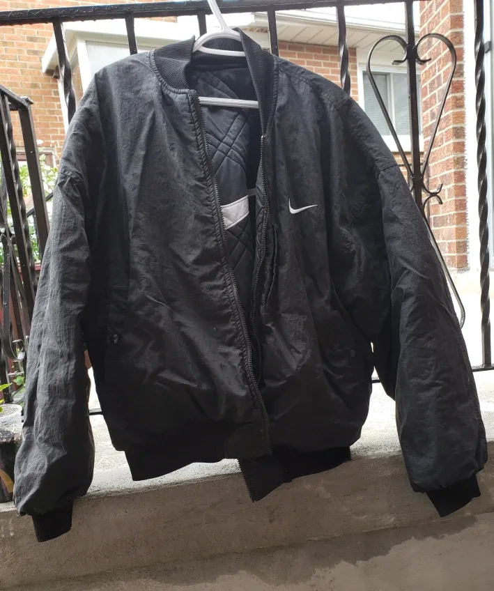 Nike Black Bomber Jacket thumbnail