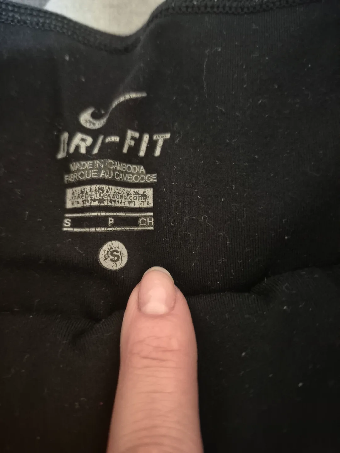 Nike Dri-FIT Black Leggings - Size S image indicator(2)