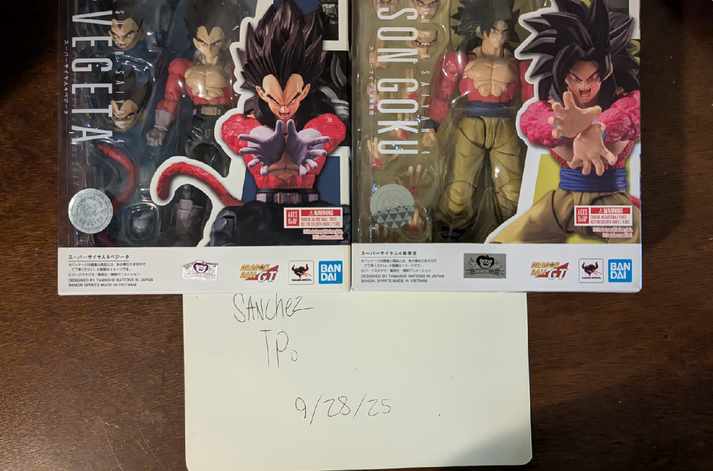 SHFiguarts Ssj4 Goku and Vegeta *WITH TK CROSS ARMS**